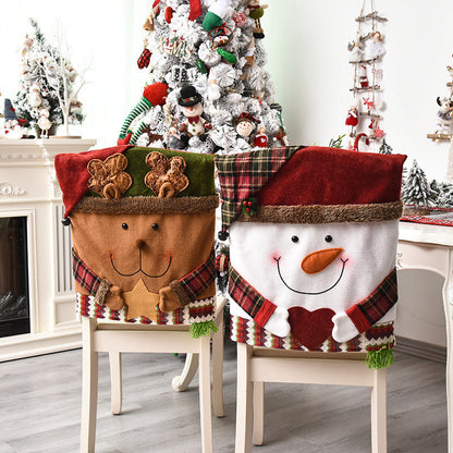 🎄Weihnachtsverkauf 42% Rabatt🎄 Niedliche Weihnachtsstuhlbezüge