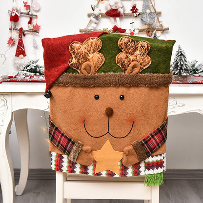 🎄Weihnachtsverkauf 42% Rabatt🎄 Niedliche Weihnachtsstuhlbezüge