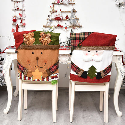 🎄Weihnachtsverkauf 42% Rabatt🎄 Niedliche Weihnachtsstuhlbezüge