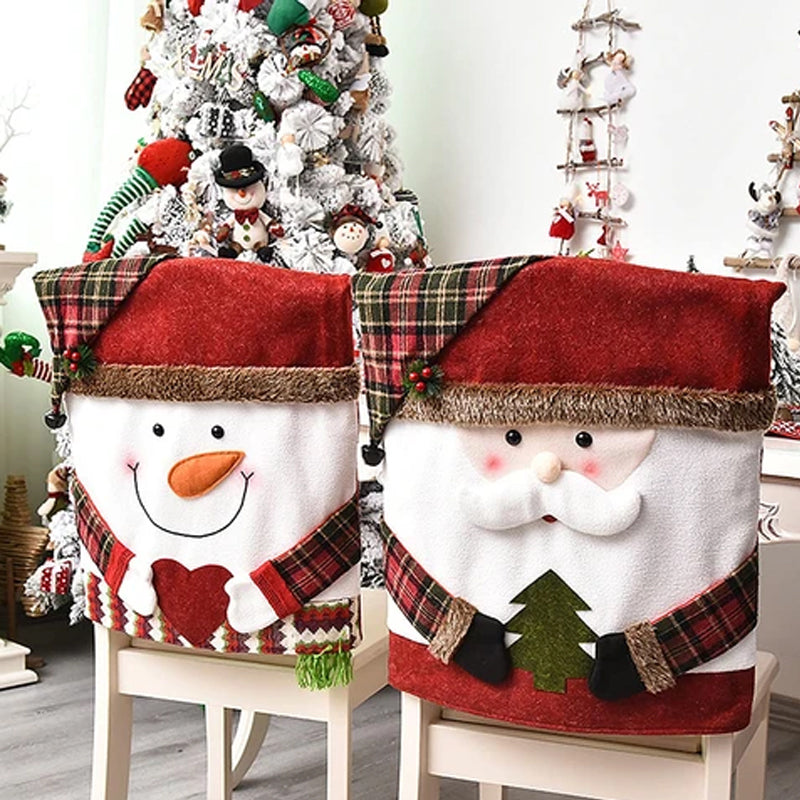 🎄Weihnachtsverkauf 42% Rabatt🎄 Niedliche Weihnachtsstuhlbezüge