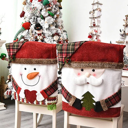 🎄Weihnachtsverkauf 42% Rabatt🎄 Niedliche Weihnachtsstuhlbezüge