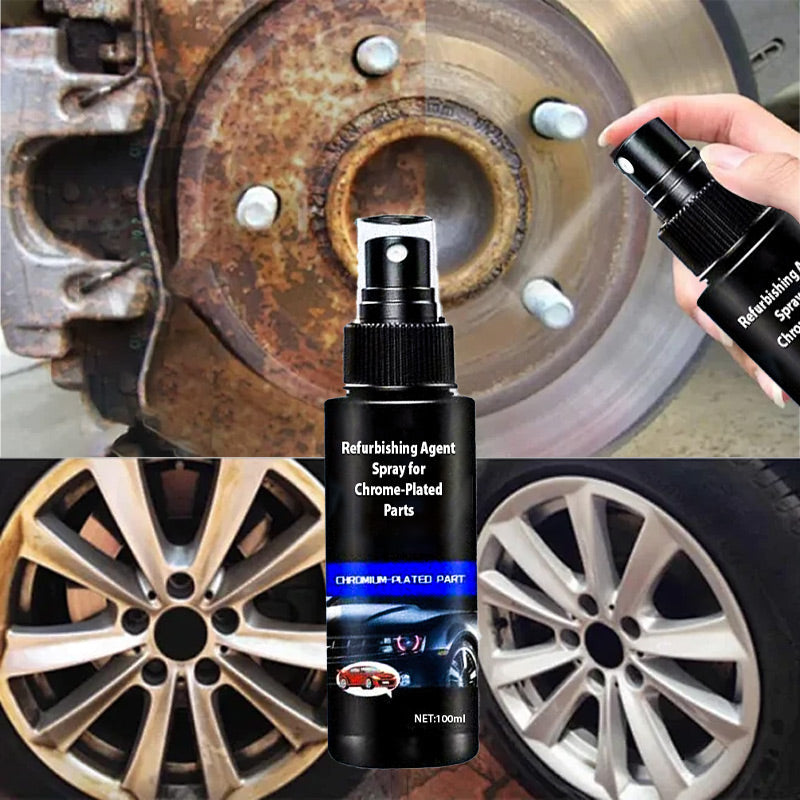 Renovierungsspray für verchromte Teile