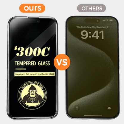HD-Anti-Spy Displayschutz aus gehärtetem Glas für iPhone