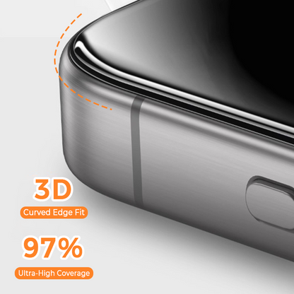 HD-Anti-Spy Displayschutz aus gehärtetem Glas für iPhone