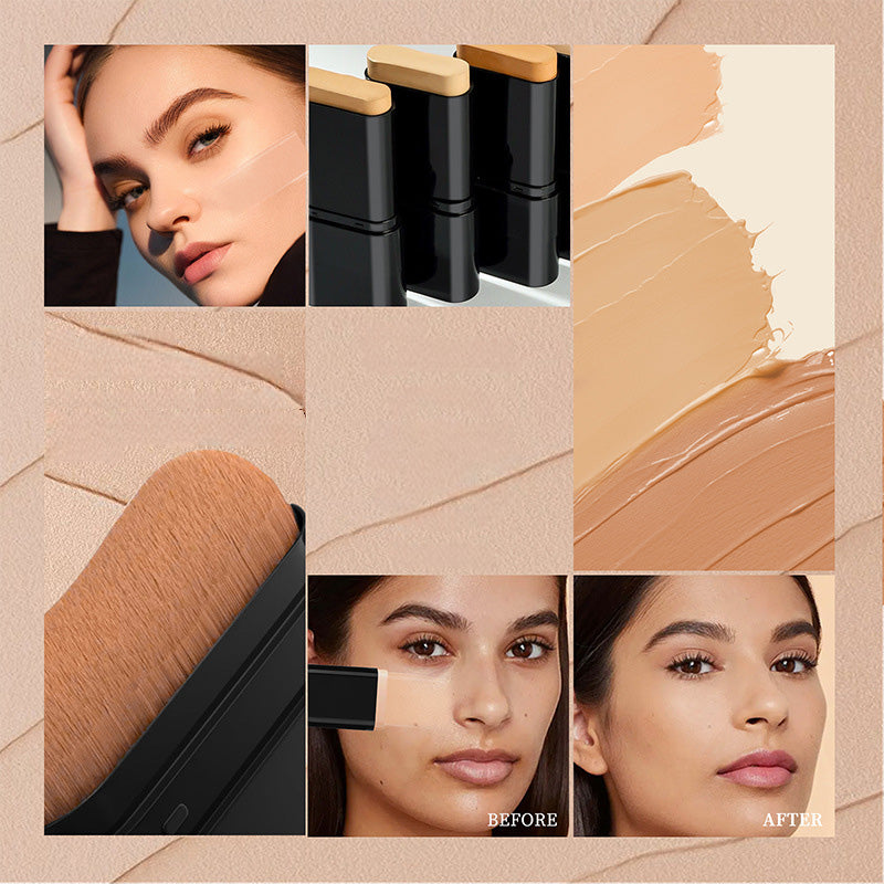 ✨ Perfekter Teint unterwegs – 2-in-1-Stick mit integriertem Pinsel – 3 für den Preis von 2! 💕🛍️