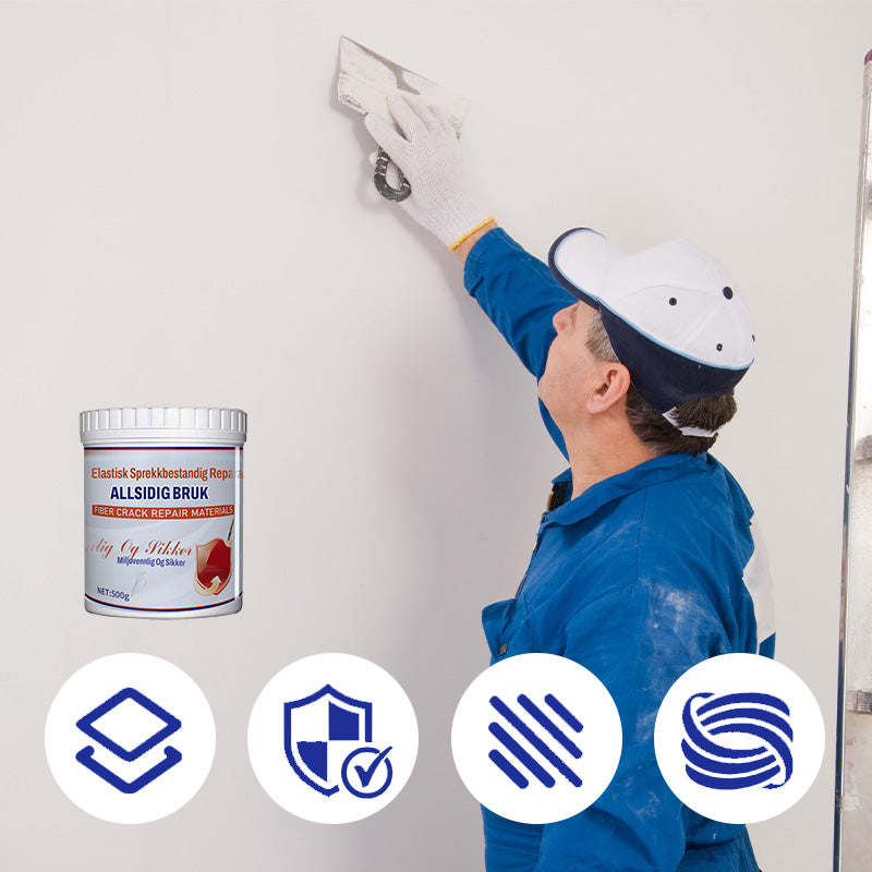 🔈🔈Zeitbegrenztes Angebot - 60% Rabatt🔥Elastischer rissüberbrückender Wandreparaturpaste