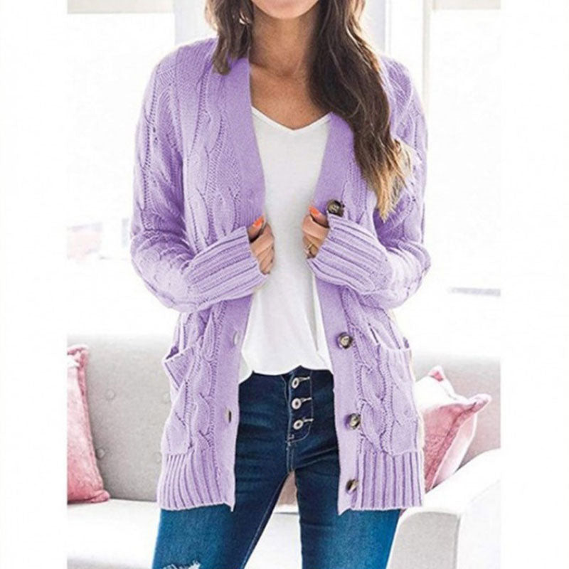 Damen-Strickpullover in Midi-Länge für den Herbst