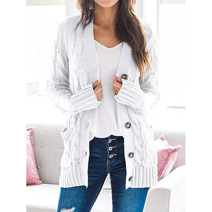 Damen-Strickpullover in Midi-Länge für den Herbst