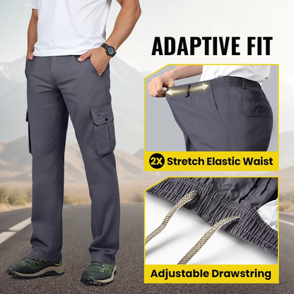 👖 JETZT 50 % RABATT! 🏃 Herren-Cargohose mit mehreren Taschen – atmungsaktives Material und moderner Schnitt für Outdoor- oder Stadtaktivitäten 🏙️📦