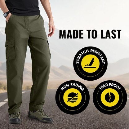 🛍️🔥 Multifunktionale Cargo-Hosen mit Premium-Qualität 🎯👖 Verstärkte Taschen & nachhaltiges Material – ideal für Arbeit & Abenteuer