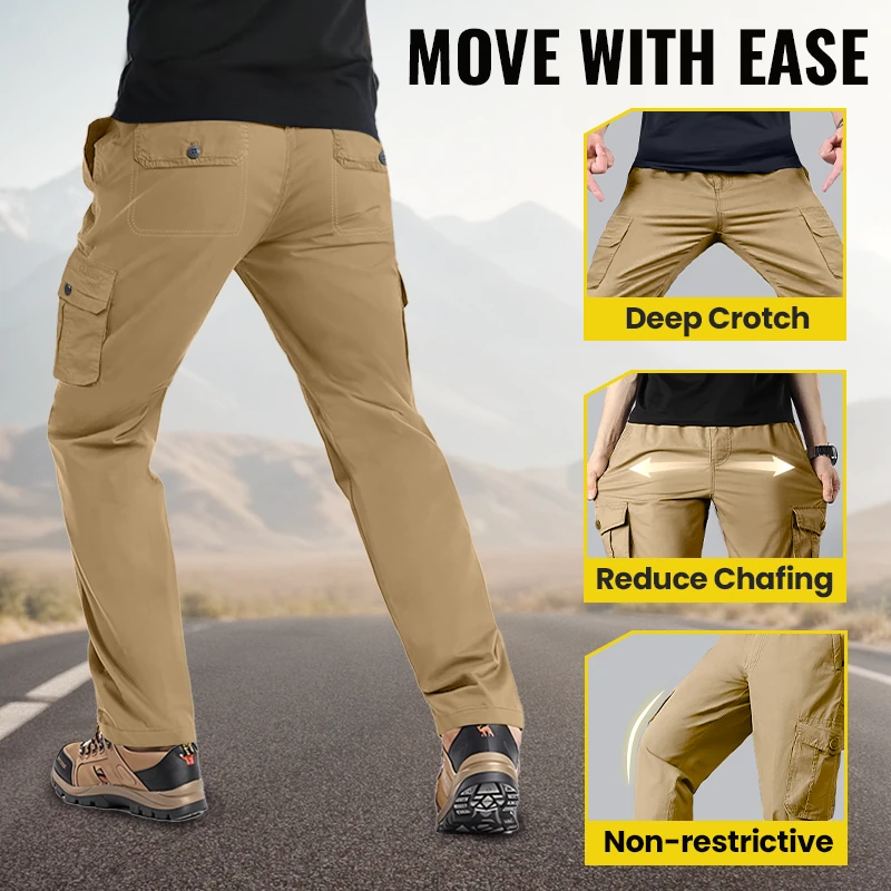 🛍️🔥 Multifunktionale Cargo-Hosen mit Premium-Qualität 🎯👖 Verstärkte Taschen & nachhaltiges Material – ideal für Arbeit & Abenteuer