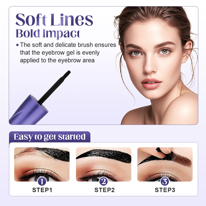 💜LETZTER TAG – KAUF 2, ERHALTE 1 GRATIS💜#fyp Wasserfestes, langanhaltendes Peel-Off-Gel für Augenbrauen