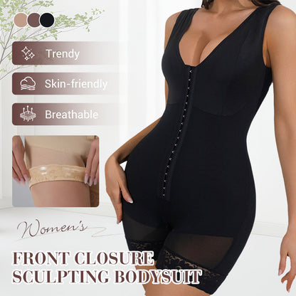 🔥Solange der Vorrat reicht 40 % Rabatt!🎉Bodysuit für Damen mit Frontverschluss und formender Passform