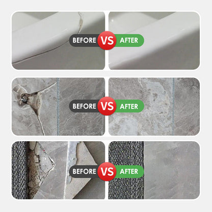 Leistungsstarkes Doppelrohr-Reparaturset für Porzellan