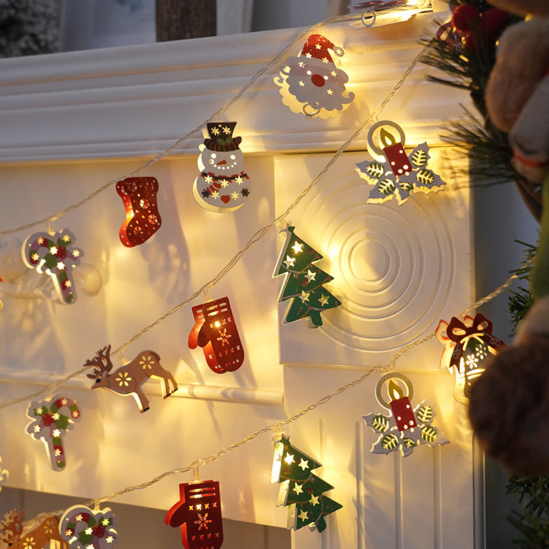 🎅 Mach dich bereit für Weihnachten: 50% Rabatt – LED-Lichterkette mit Weihnachtsmann