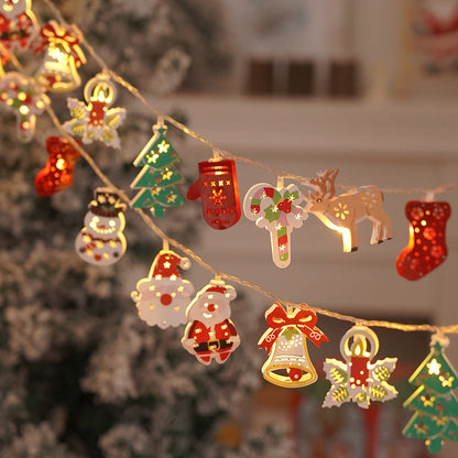 🎅 Mach dich bereit für Weihnachten: 50% Rabatt – LED-Lichterkette mit Weihnachtsmann