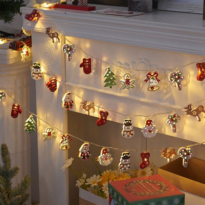 🎅 Mach dich bereit für Weihnachten: 50% Rabatt – LED-Lichterkette mit Weihnachtsmann