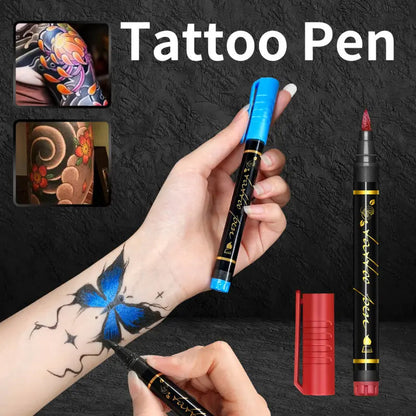 🌈Heißer Verkauf 50 % Rabatt🎨10-teiliges Set temporäre Tattoo-Marker