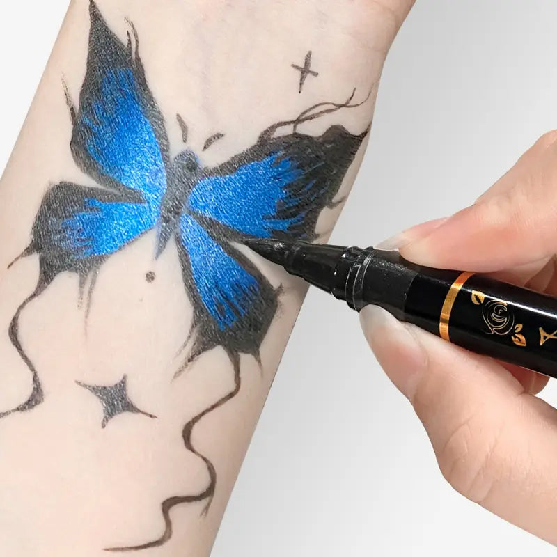 🌈Heißer Verkauf 50 % Rabatt🎨10-teiliges Set temporäre Tattoo-Marker