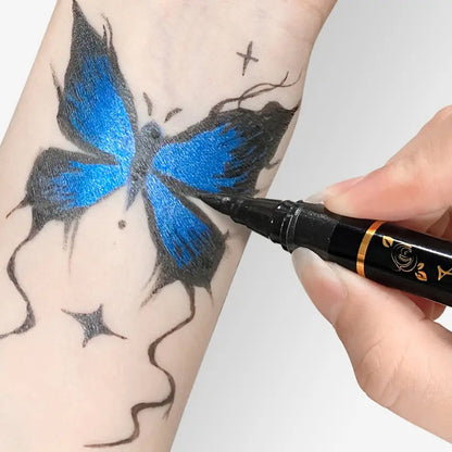 🌈Heißer Verkauf 50 % Rabatt🎨10-teiliges Set temporäre Tattoo-Marker