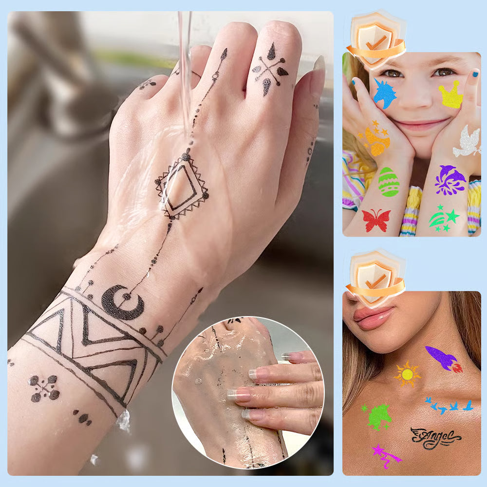🌈Heißer Verkauf 50 % Rabatt🎨10-teiliges Set temporäre Tattoo-Marker