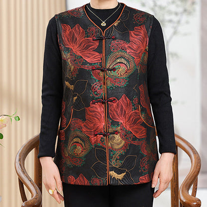 💥2025 Neue Mode🔥Retro-Chic Orientalische Blumenstickerei Weste