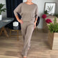 🔥Solange der Vorrat reicht 40 % Rabatt!🎉Elegantes 3-teiliges Set: Langer Cardigan, Oberteil und Hose