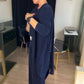 🔥Solange der Vorrat reicht 40 % Rabatt!🎉Elegantes 3-teiliges Set: Langer Cardigan, Oberteil und Hose