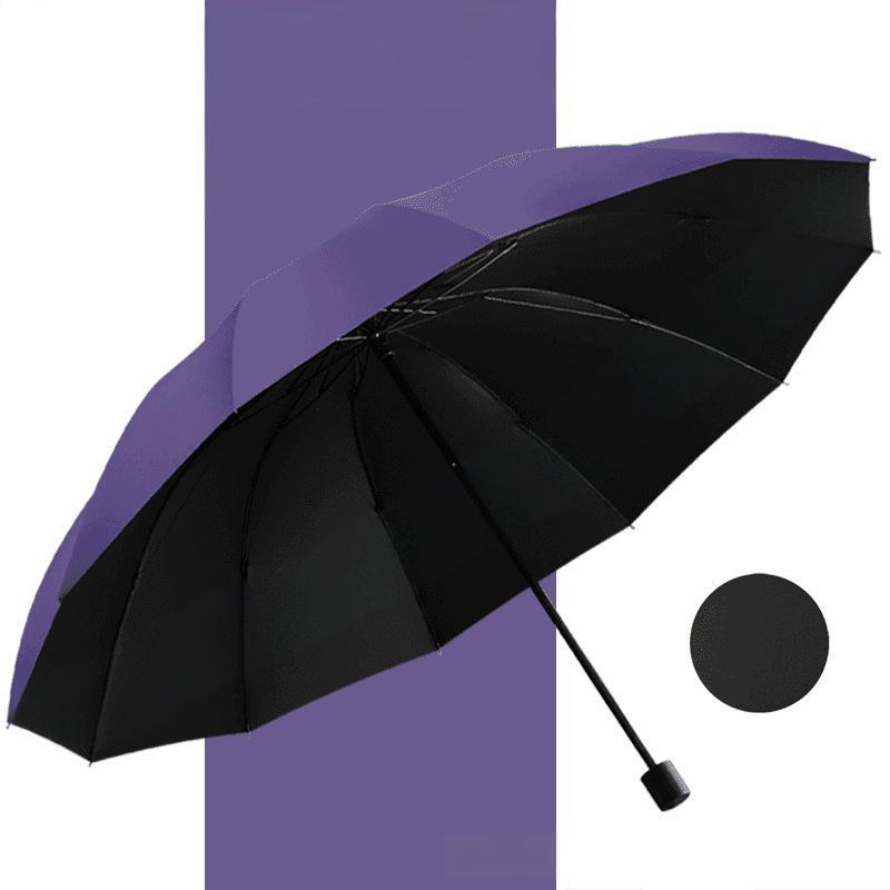 🔥Solange der Vorrat reicht 40 % Rabatt!🎉Großer faltbarer Regenschirm mit 12 windfesten Speiche