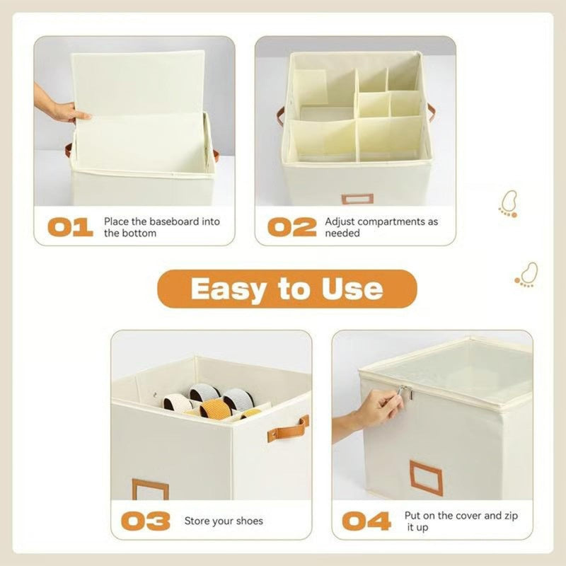 🔥Solange der Vorrat reicht 40 % Rabatt!🎉Space Saving Foldable Shoe Organizer