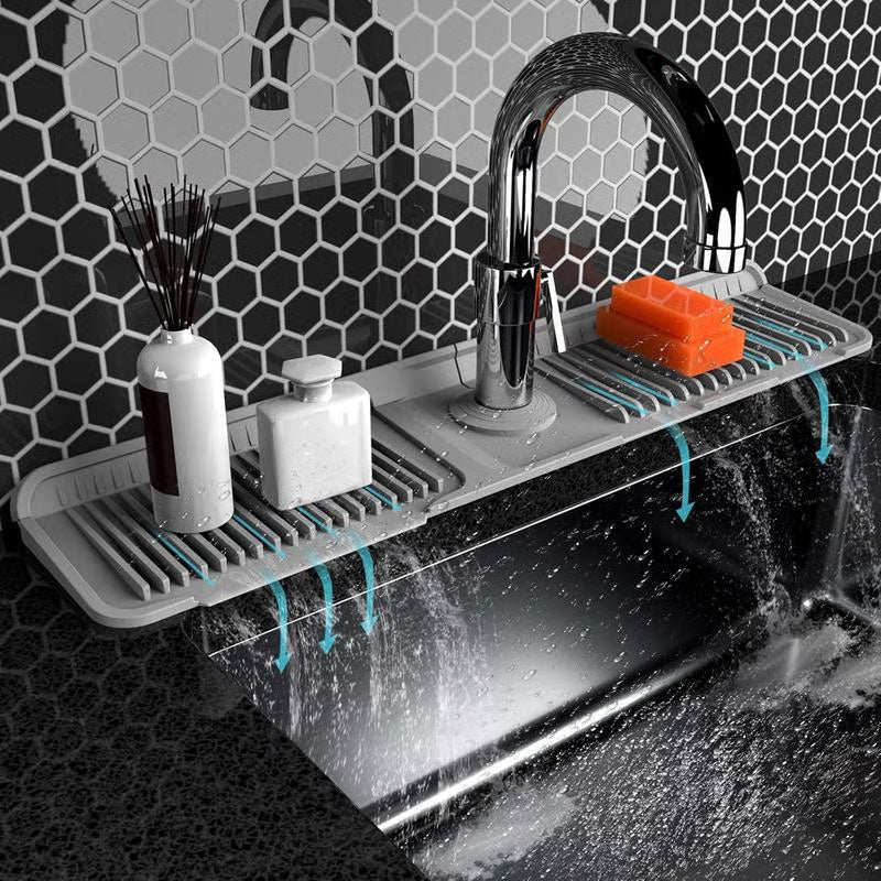 Schnelltrocknende Wasserhahn-Matte für die Küchenspüle