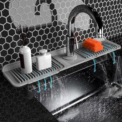 Schnelltrocknende Wasserhahn-Matte für die Küchenspüle