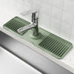 Schnelltrocknende Wasserhahn-Matte für die Küchenspüle