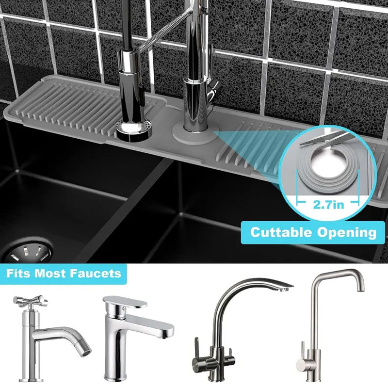 Schnelltrocknende Wasserhahn-Matte für die Küchenspüle