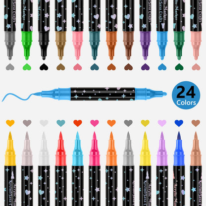 🔥Weihnachtsangebot  50% RABATT🎨✨Zweiseitiger Glitzer-Marker✨