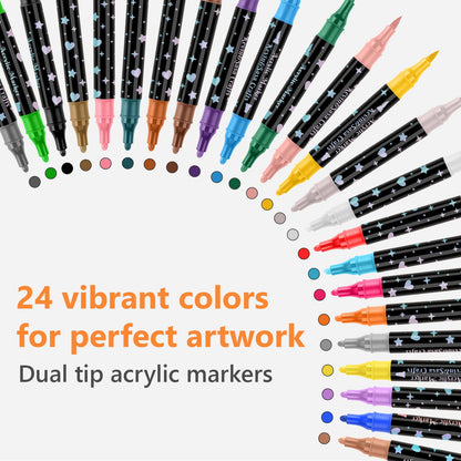 🔥Weihnachtsangebot  50% RABATT🎨✨Zweiseitiger Glitzer-Marker✨