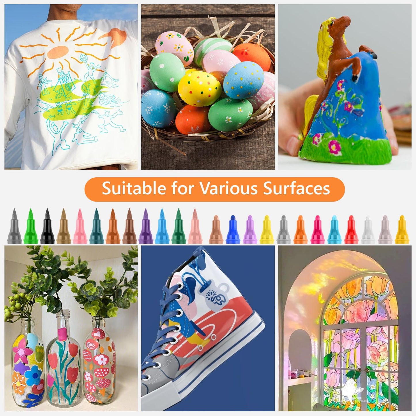 🔥Weihnachtsangebot  50% RABATT🎨✨Zweiseitiger Glitzer-Marker✨