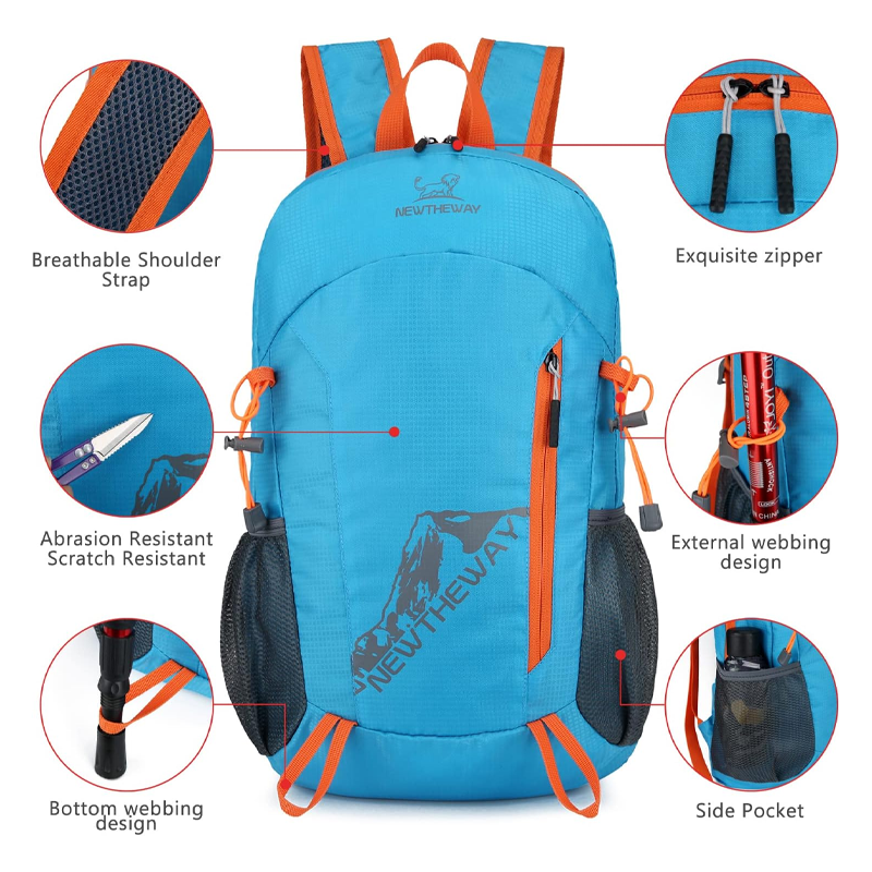 🔥🎁 2+1 GRATIS!!🥳 💞 50K+ VERKAUFT! ⚡🎒 Faltbarer wasserdichter Campingrucksack