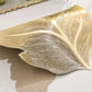 🔥Solange der Vorrat reicht 40 % Rabatt!🎉 Hitzebeständige 3D-Tischset mit Blattgold