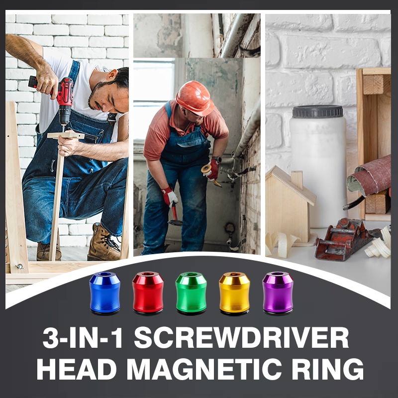 🔥Solange der Vorrat reicht 40 % Rabatt!🎉3-in-1 Schraubendreherkopf Magnetring