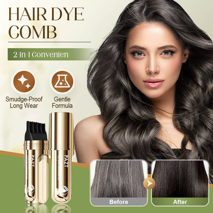 🔥Solange der Vorrat reicht 40 % Rabatt!🎉2-in-1 praktischer Haarfärbekamm für graues Haar