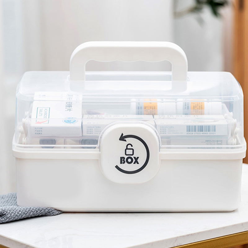 🔥Solange der Vorrat reicht 40 % Rabatt!🎉Mehrstöckige Medikamentenbox mit großem Fassungsvermögen für den Haushalt