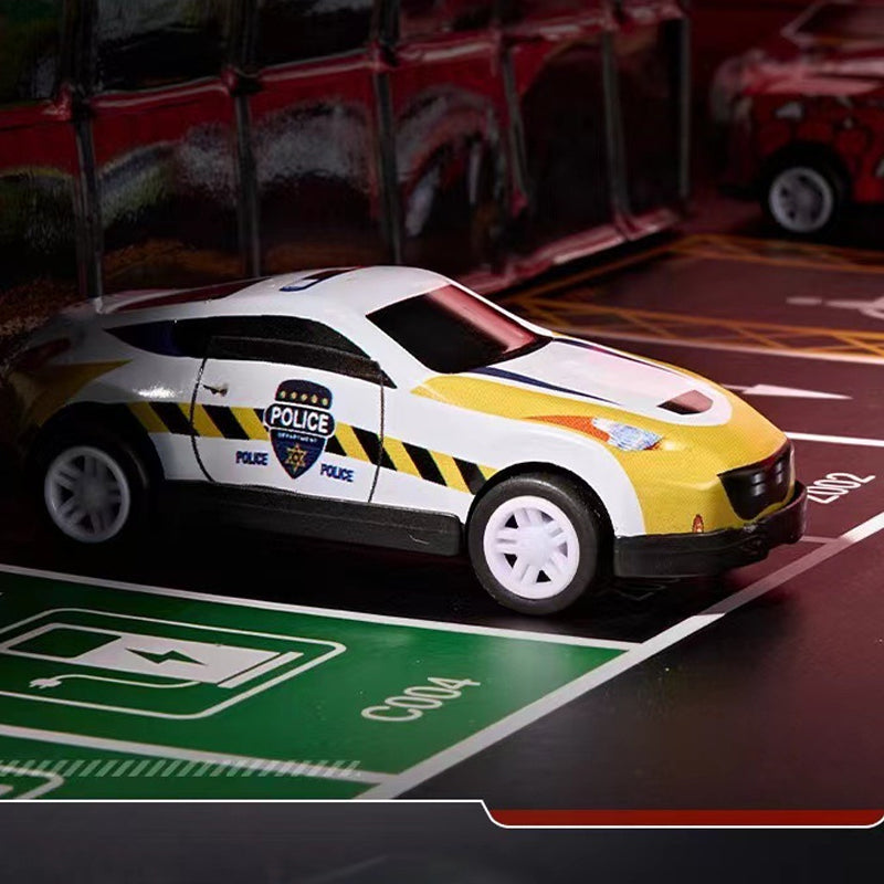 🎅Weihnachtsangebot 49 % RABATT🎁48 Mini-Motorwagen mit integrierter Garage