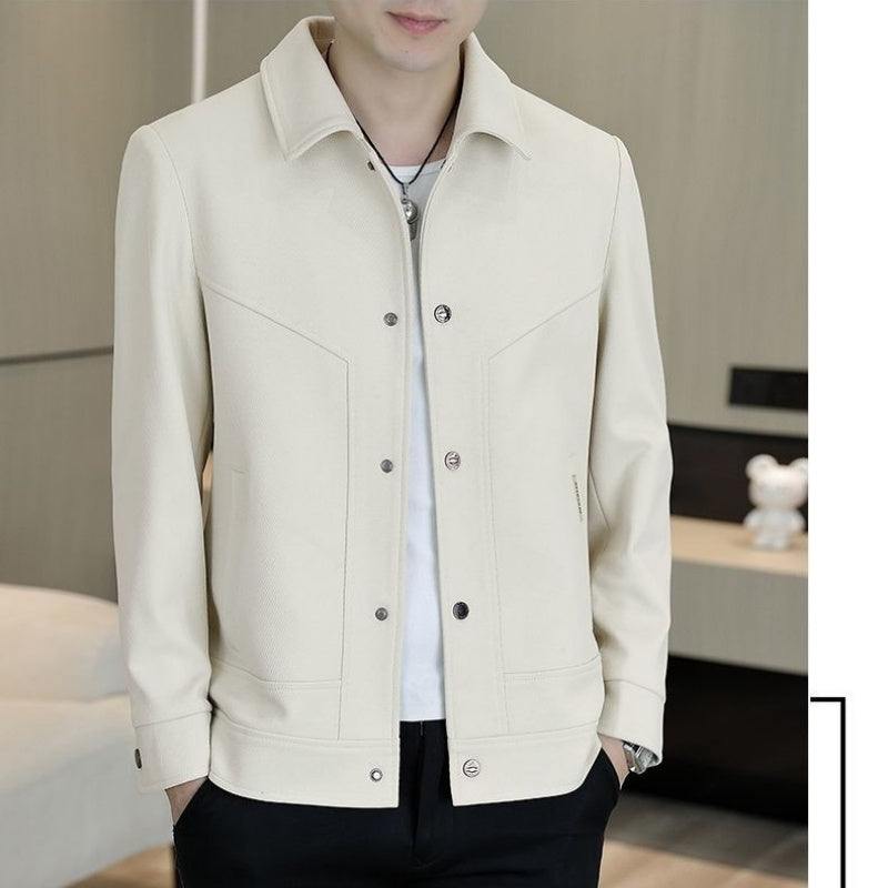 🔥Solange der Vorrat reicht 40 % Rabatt!🎉Lässige Herrenjacke mit Knopfleiste