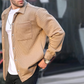 Herren Freizeitmode Einfarbige Jacke -👍Klassischer Stil, Komfort für jeden Tag!👔