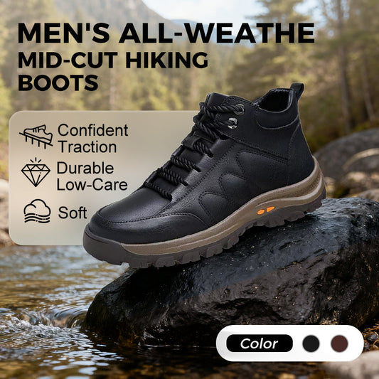 🔥Solange der Vorrat reicht 40 % Rabatt!🎉Allwetter-Wanderstiefel für Herren in mittlerer Höhe