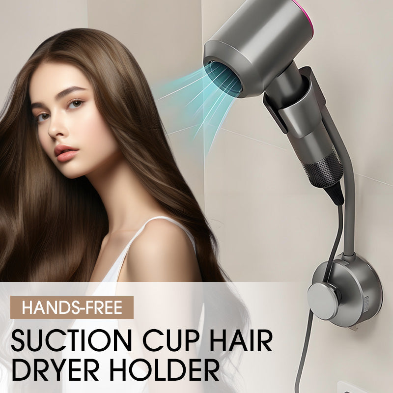 🔥Solange der Vorrat reicht 40 % Rabatt!🎉Freihändiger Haartrocknerhalter mit Saugnapf