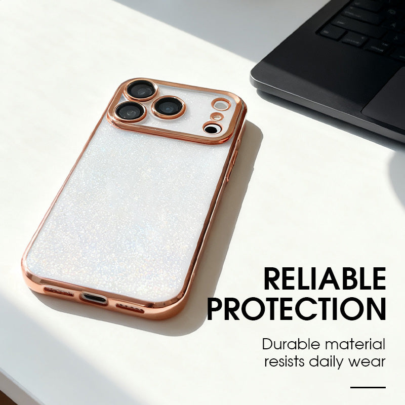 🔥Solange der Vorrat reicht 40 % Rabatt!🎉Glitzernde, transparente Hülle für iPhone