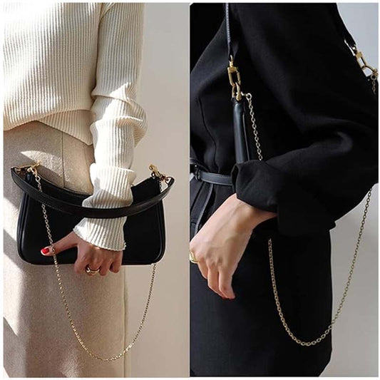 Unterarm-Clutch-Taschen mit 2 abnehmbaren Trägern für Damen