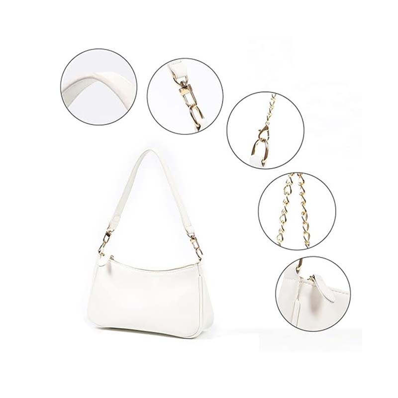 Unterarm-Clutch-Taschen mit 2 abnehmbaren Trägern für Damen